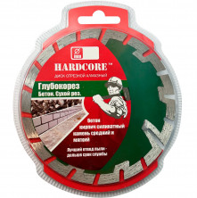 Диск алмазный Hardcore Глубокорез 185230 230х22,23 мм