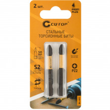 Набор бит Cutop Profi Plus 84-493 PZ2 торсионные