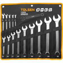 Набор комбинированных ключей Tolsen TT15889 6-32 мм 14 предметов