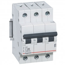 Автоматический выключатель Legrand RX3 419709 3P C 20A 4,5 кА