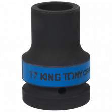 Головка торцевая глубокая ударная King Tony 853417M четырехгранная 1 дюйм 17 мм