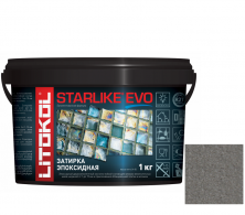 Затирка эпоксидная для швов Litokol Starlike Evo S.120 Grigio Piombo 1 кг