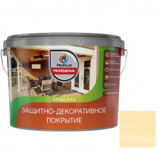 Лак защитно-декоративный акриловый Profilux Professional бесцветный 9 л