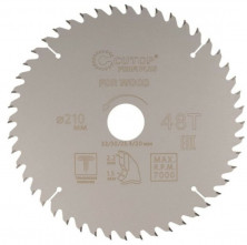 Диск пильный по дереву Cutop Profi plus 75-21048Т 48Т 210х1,5/2,2х32/30/25,4/20 мм