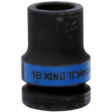 Головка торцевая глубокая ударная King Tony 853419M четырехгранная 1 дюйм 19 мм