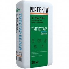 Штукатурка гипсовая Perfekta Гипстар белая 30 кг