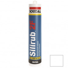 Герметик силиконовый Soudal Silirub 2 F нейтральный белый 300 мл  