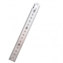 Линейка измерительная металлическая Micron МИК 42158 150х19 мм