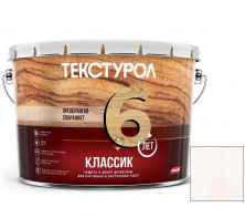 Средство для защиты древесины Текстурол Классик белый 10 л
