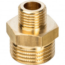 Ниппель переходной Stout SFT-0003-001214 1/2х1/4 дюйма с наружной резьбой