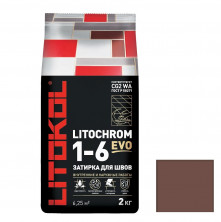 Затирка цементная для швов Litokol Litochrom 1-6 Evo LE.240 Венге 2 кг