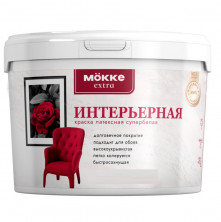 Краска акриловая интерьерная Mokke Extra 10415 3 кг