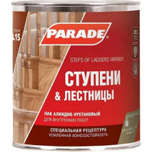 Лак алкидно-уретановый Parade Classic L15 Ступени & Лестницы полуматовый 0,75 л
