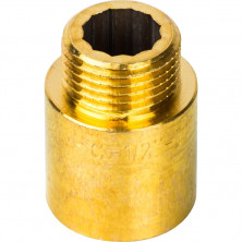 Удлинитель Stout SFT-0001-001225 1/2 дюйма 25 мм с внутренней и наружной резьбой
