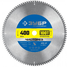 Диск пильный по дереву Зубр Чисторез 36905-400-30-100_z01 100Т 400x30 мм