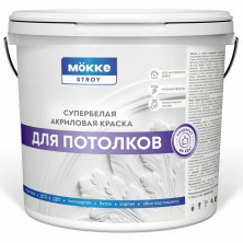Краска акриловая для потолков Mokke Stroy 12054 13 кг