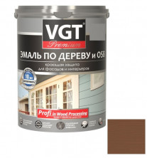 Эмаль по дереву VGT Профи шоколадная 2,5 кг