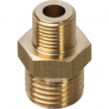 Ниппель переходной Stout SFT-0003-001418 1/4х1/8 дюйма с наружной резьбой