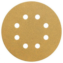 Круг шлифовальный Sia Abrasives siaone so6-125-8-320 на липучке 8 отверстий Р320 125 мм 6 штук