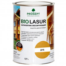 Антисептик лессирующий защитно-декоративный Prosept Bio Lasur 032-09 Белый люкс 0,9 л