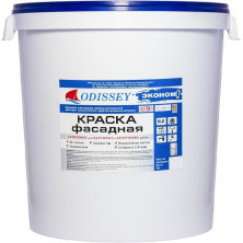Краска фасадная Odissey Econom ВДАК-104 белая 45 кг