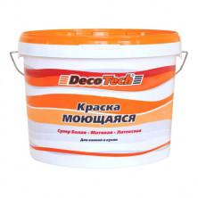 Краска моющаяся DecoTech 10 л
