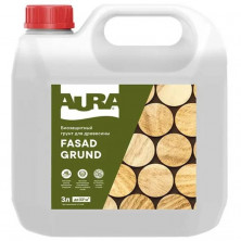Грунт биозащитный для древесины Aura Fasad Grund 3 л