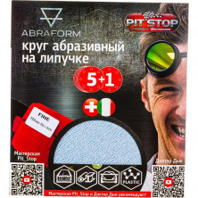 Круг шлифовальный Abraform Мастерская Pit Stop и Доктор Дью Fine AF-DR-FINE-150-0 150-0 6 штук