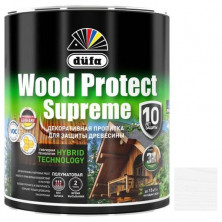 Пропитка для древесины Dufa Wood Protect Supreme белая 0,75 л