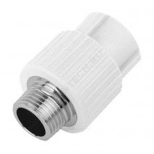 Муфта PP-R комбинированная белая НР Дн 20х1/2" VALFEX 10130020