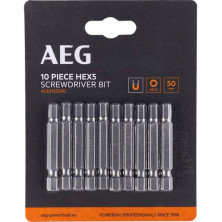 Бита AEG ASDH55010 4932479525 Hex 5х50 мм 10 шт