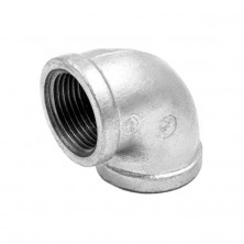 Угольник проходной чугун оц Ду 40 (1 1/2") ВР/ВР Fittex PLUS