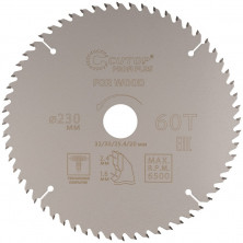 Диск пильный по дереву Cutop Profi Plus 75-23060Т 230х1,6/2,4х32/30/25,4/20 мм 60 зубьев