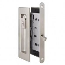 Защелка с ручкой Armadillo SH.URB153.KIT011-BK 35767 для раздвижных дверей SN-3 матовый никель