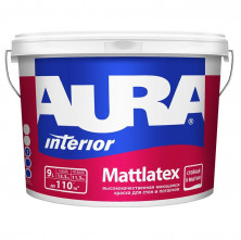 Краска моющаяся для стен и потолков Aura Mattlatex ASP018 0,9 л