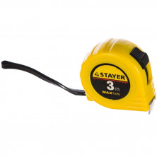 Рулетка в ударопрочном корпусе Stayer Standard 34014-03-16 3 м х 16 мм