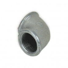 Угольник проходной чугун оц Ду 40 (1 1/2") ВР/ВР Fittex