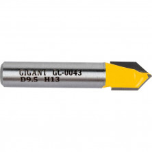 Фреза пазовая галтельная Gigant GC-0043 V-образная 9,5х8 мм