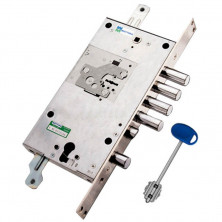 Замок врезной двухсистемный Mottura 54.J787-D My Key 36587 правый