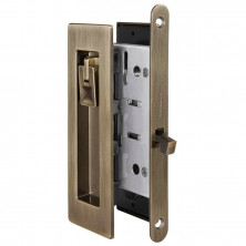 Защелка с ручкой Armadillo SH.URB153.KIT011-BK 35771 для раздвижных дверей АВ-7 бронза