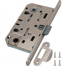 Замок межкомнатный AGB Mediana Evolution WC B01102 матовый хром  