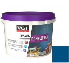 Эмаль универсальная VGT глянцевая Ral 5010 васильковая 1 кг