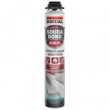 Клей-пена пистолетный Soudal Soundbond Blocks 199052 всесезонная формула 750 мл  