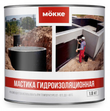 Мастика гидроизоляционная Mокке 8383 1,8 кг  