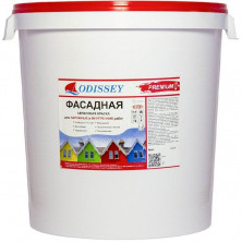Краска фасадная Odissey Premium ВДАК-104 снежно-белая 45 кг