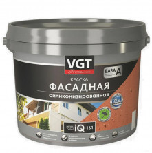 Краска фасадная VGT iQ161 база А силиконизированная 9 л/14 кг