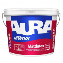 Краска моющаяся для стен и потолков Aura Mattlatex ASP019 2,7 л