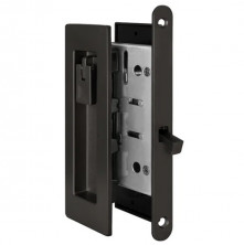 Защелка с ручкой Armadillo SH.URB153.KIT011-BK 35779 для раздвижных дверей BPVD-77 вороненый никель