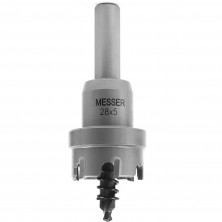 Коронка ТСТ Messer 20-05-2028 с центратором и пружиной 28х5 мм