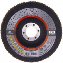 Круг лепестковый Abraform AF-FLAP-CN-125-P100-ZR65 угловой цирконат 65% P-100 125/22 мм